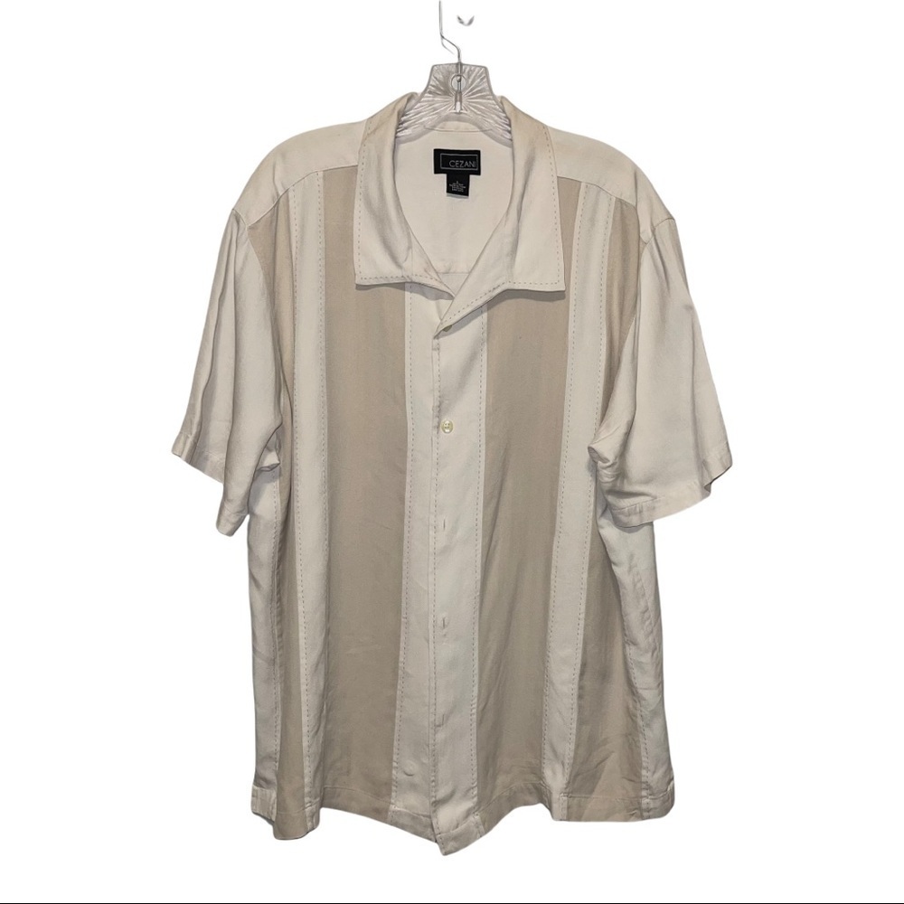 Cezani Man Shirt 100% Silk Size L